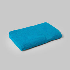Kopa Quick Dry 100% Cotton Soft Terry Bath Towel 380 Gsm | Quick Dry 100% Cotton Super Absorbent, Lightweight (D'Ross) Bath Towel (Turq)