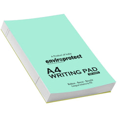 A4 Size, Notepads, Jumbo Writing Notepad, 200 Sheets Per Pad, Cornell System (White) Pack Of 2