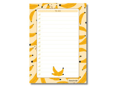 A5 Notes/To Do List Notepad, Beautiful Daily Checklist Pad, 50 Tear-Off Sheets (Banana) Pack Of 1