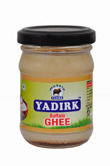 100% Natural Buffalo Ghee By Yadirk | High In Protein Fiber Healthy & Nutrients Desi Buffalo Ghee Good For Sweets | (100ml) 3.3 Ounce | Jar Pack