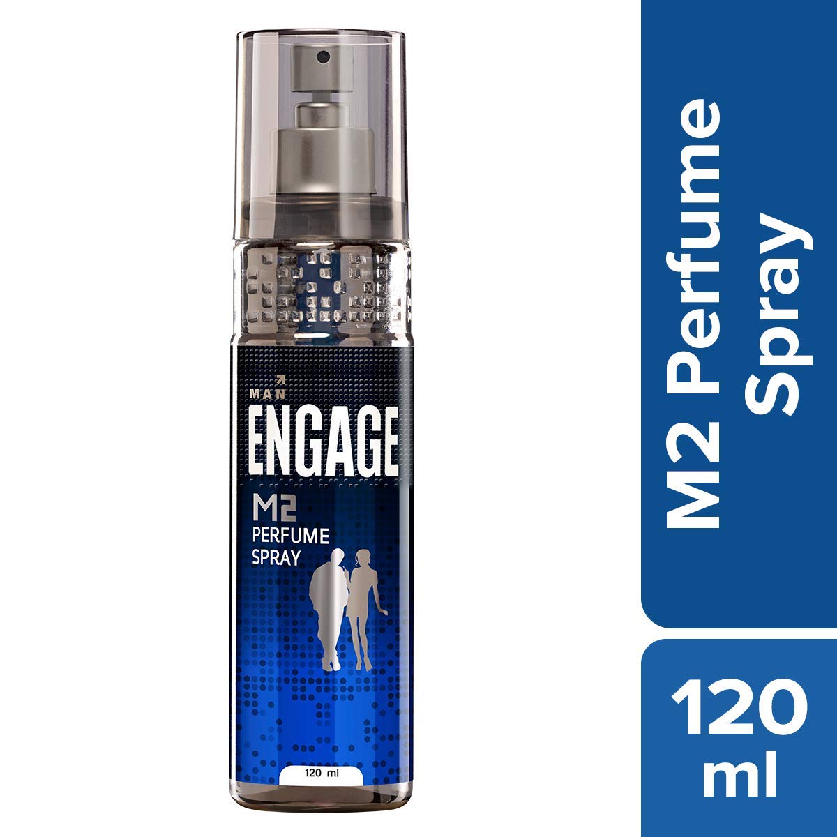 Engage Tickle Deodorant Skin Friendly , 220ml 7.4 Fl.oz. & M2 Perfume Spray Citrus & Lavender , Skin Friendly , 120ml 4 Fl.oz. | For Men