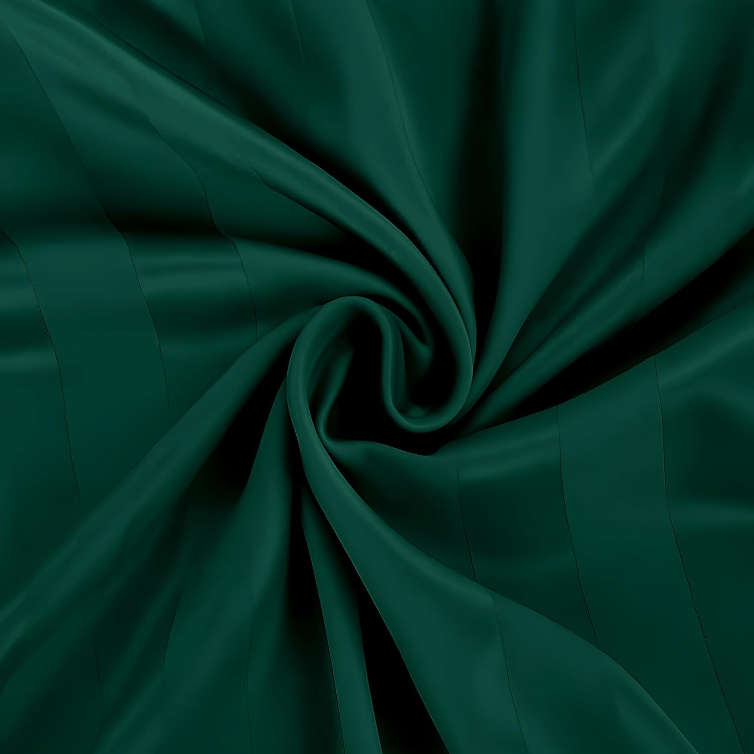 Elastic Fitted Bedsheet For Queen Size With 2 Pillow Covers | 60 X 78 Inches, Deep Green - Soft & Comfortable Ideal For Guest Room, Hotel