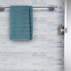 Maspar 100% Cotton Casper Hand Towel 500 Gsm (Blue) - 2 Pcs