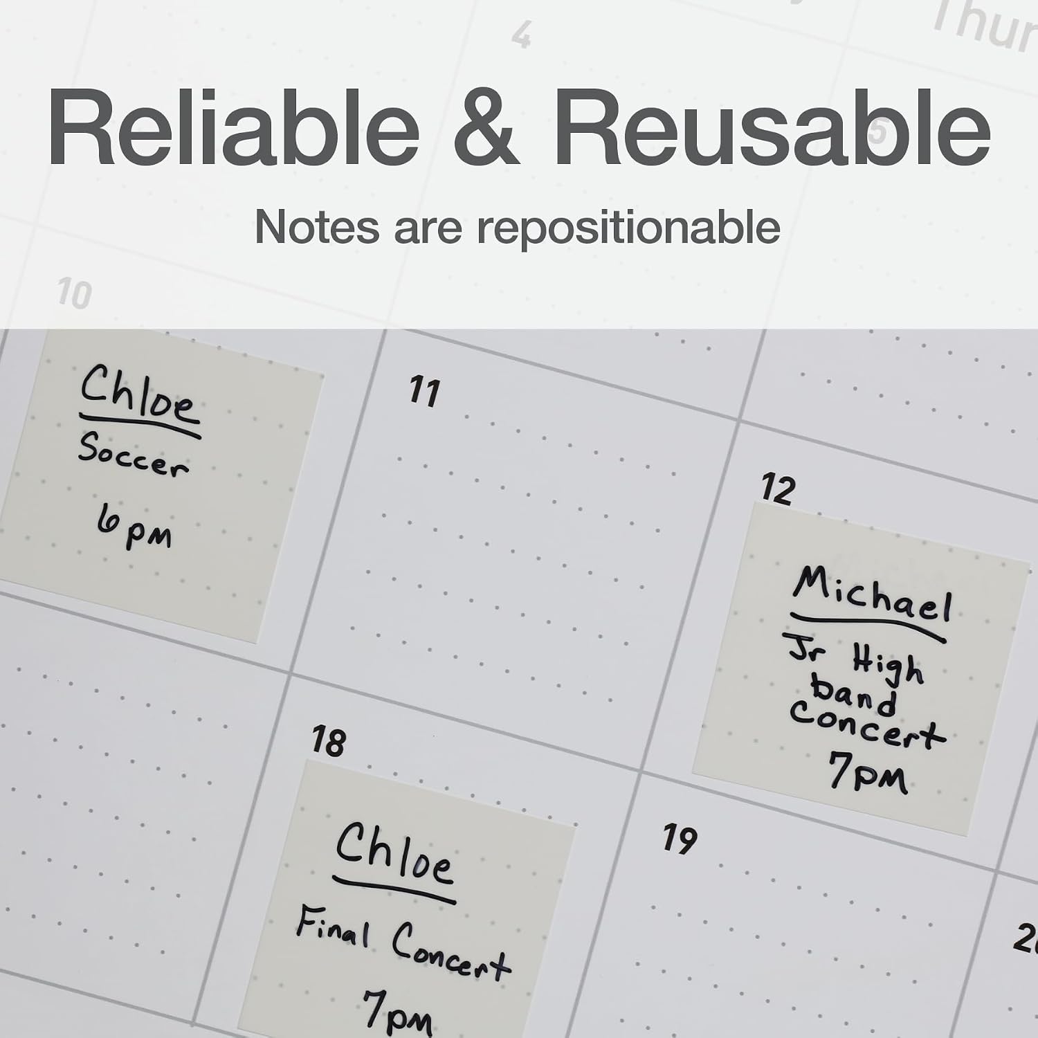 Clear Sticky Notes, Clear Sticky Notes 3 X 3 Inch - 4 Pads, 50 Notes Per Pad, 200 Sheets