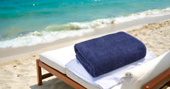 Terry'S Soft 100% Cotton Bath Towels 500 Gsm | Large Size Luxury Bath Towel Soft & Absorbent Bath Towel For Men & Women (Dart Blue)