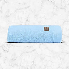 Spread Spain Bamboo Hand Towel 360 Gsm | Ultra Soft Absorbent & Quick Dry Towel For Daily Use, Gym, Pool, Travel, Sports & Yoga (Light Blue)