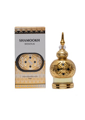 Khadlaj Shamookh Gold Concentrated Perfume Oil Attar 20ml 0.6 Fl.oz. For Men & Women | Long Lasting