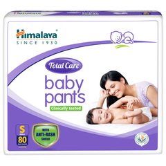 Himalaya Total Care Baby Pants | Small, Pack Of 80 Pants