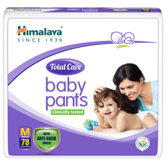 Himalaya Total Care Baby Pants | Medium, Pack Of 78 Pants