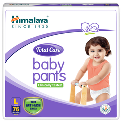 Himalaya Total Care Baby Pants | Large, Pack Of 76 Pants