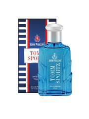 John Phillips Tomm Sportz 60 Ml 2 Fl.oz. Water Drops 125 Ml 4.2 Fl.oz. Eau De French Parfum For Men & Women | Combo Of 2