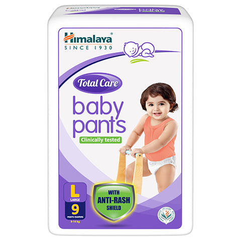 Himalaya Total Care Baby Pants | Large, Pack Of 9 Pants