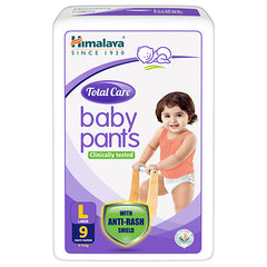 Himalaya Total Care Baby Pants | Large, Pack Of 9 Pants