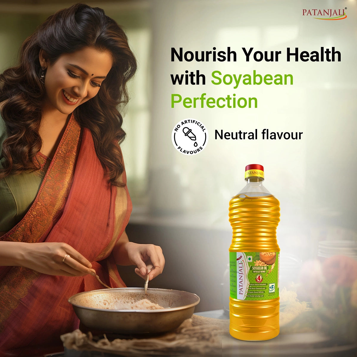 Patanjali Fortified Soyabean Oil (B) 1liter