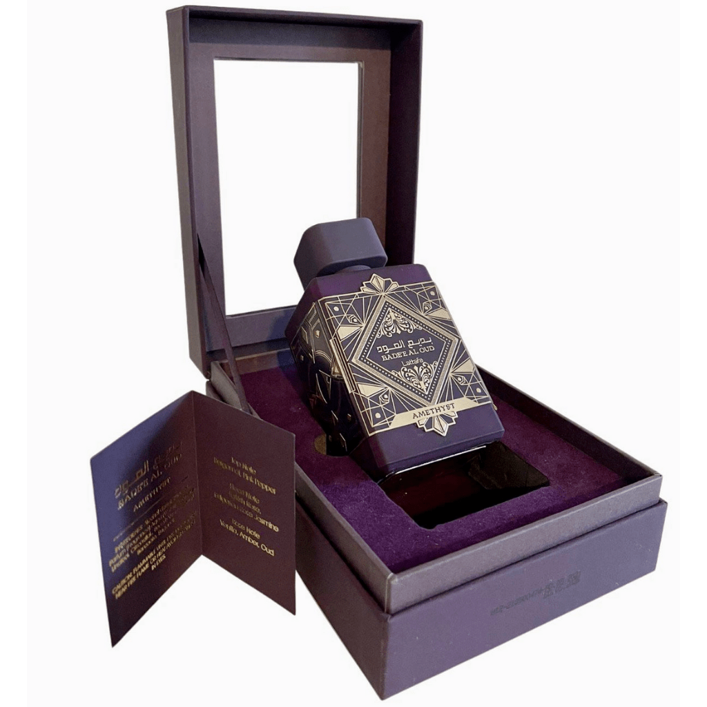 Lattafa Bade'e Al Oud Amethyst Eau De Parfum 100ml 3.4 Fl.oz. Unisex Fragrance | Long Lasting