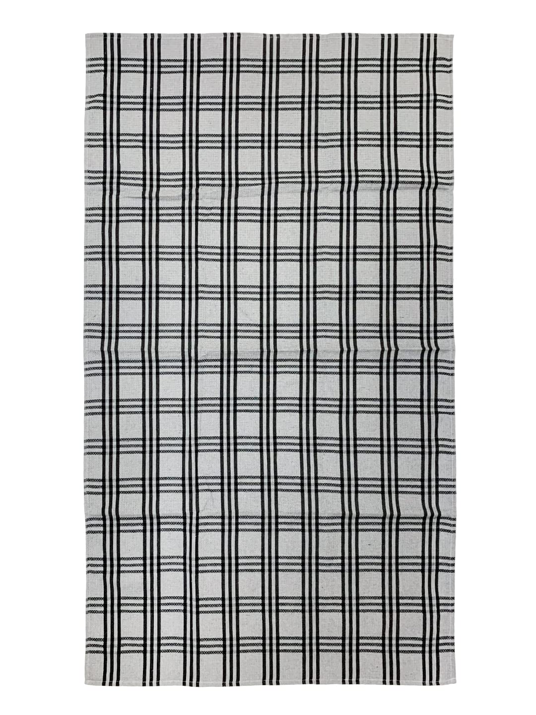 Athom Living Premium Cotton Light Weight Quick-Dry High Absorbent Cotton Bath Towel 250 Gsm, (Grey Stripes)