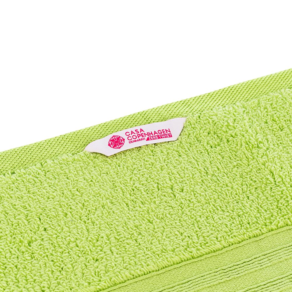 Casa Copenhagen Egyptian Cotton Exotic Hand Towel 400 Gsm (Olive Green)- 2 Pcs