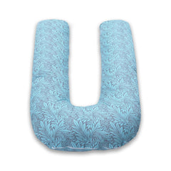 U Shaped Pregnancy Pillow, Maternity Pillow, 100% Cotton, Removable Cover, Tree Of Life Deign, Sky-Blue | Super Premium Pillow For Sleeping, Versatile Use, Pregnocare Microfibers Pillow