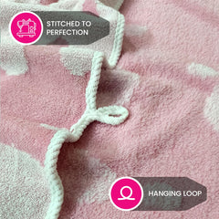 Enrich Homes Bath Towels 550 Gsm | For Women Large Size Absorbent Microfiber Bath Towel 2x Softer Than Cotton Towels (Pink)