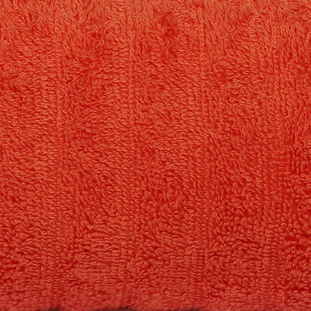 Casa Copenhagen Super Soft Elegance Collection 2 Pieces 100% Cotton Large Bath Towel 500 Gsm - Toffe & Orange