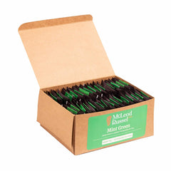 McLeod Russel 1869 Mint Green Tea - 100gm, 3.5 Ounce, 50 Pyramid Tea Bags | Refreshing Digestive Drink - Long Leaf Green Tea | Low Caffeine, Post-Meal Cup Iced Tea