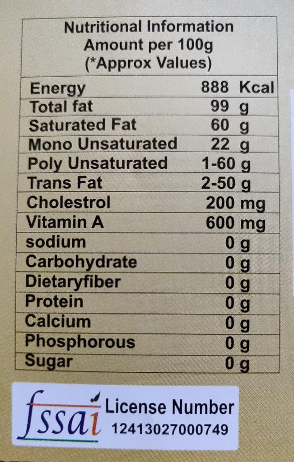 Organic Agmark Cow Ghee By KC | High In Protein Fiber Healthy & Nutrients Desi Cow Ghee Good For Bones Health | (1 Litre) 33.8 Ounce | Jar Pack