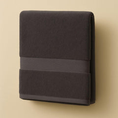 Elstone Home With Device Extra Large Premium Cotton Towel 700 Gsm | Ultra Soft & Super Absorbent Hotel & Spa Quality Towel (Black)