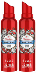 Old Spice Combo Of 2 Wolfthorn No Gas Deodorant Body Spray Perfume For Men 140ml Each 4.7 Fl.oz.