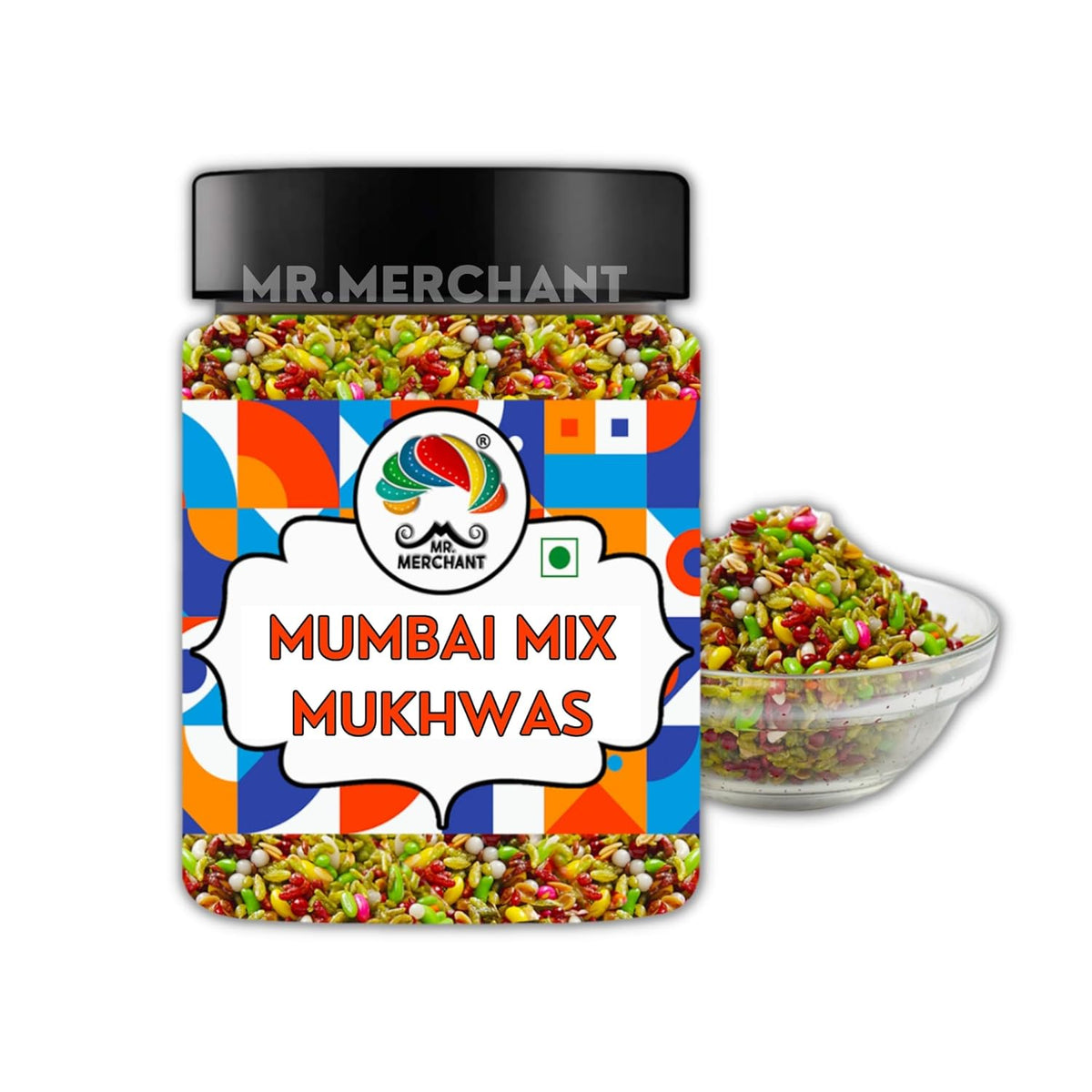 Mr. Merchant Mumbai Mix Mukhwas Mouth Freshener 300gm, | Jar Pack