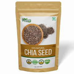 Organic Zing Chia Seeds Plant Based Omegas 3 & Protein, Perfect For Smoothies, Salads & Chia Puddings | 454gm 1lbs