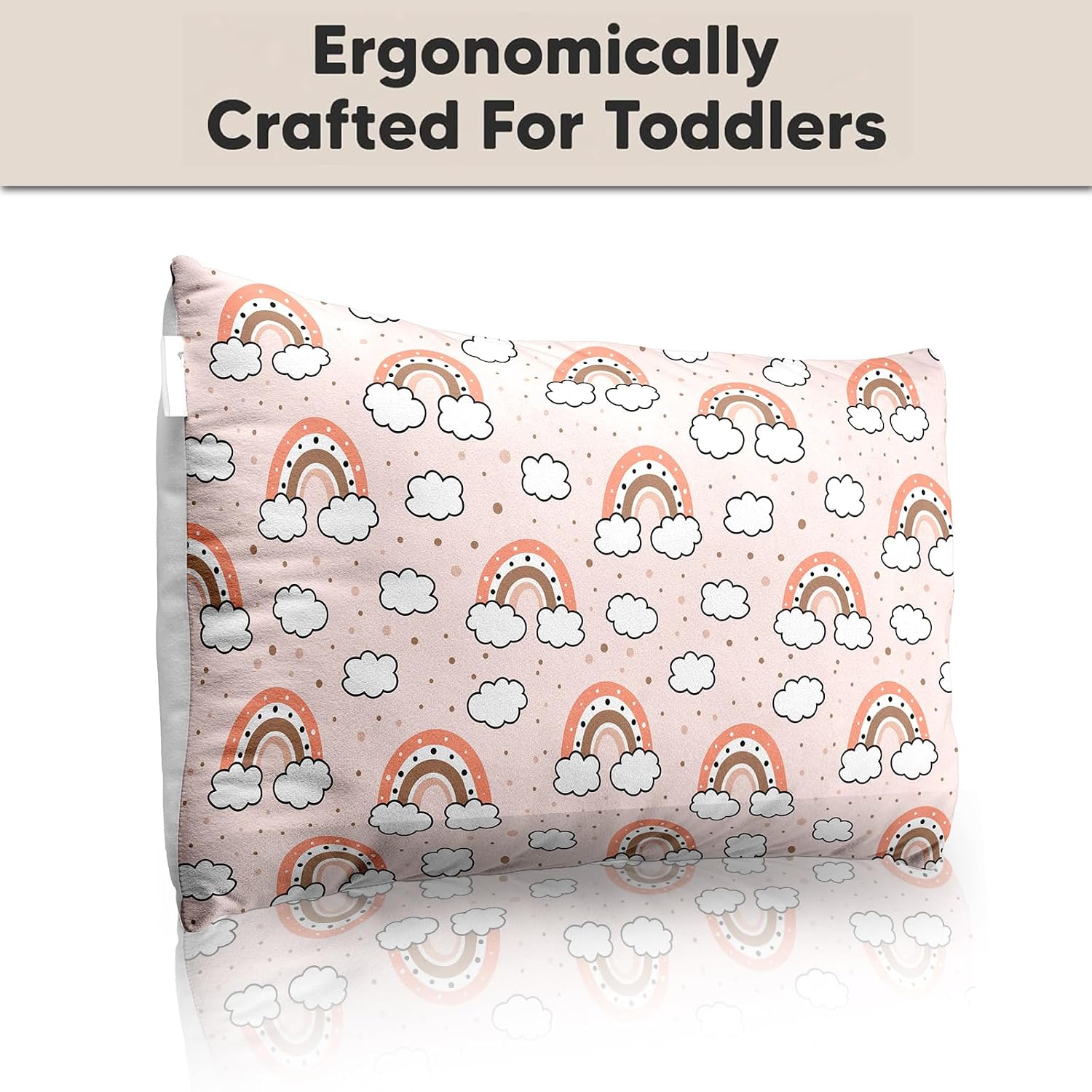 Personalized Pillow For Kids, Super Soft Cotton Kids Cushion - 12 X 18 Inches | Custom Name, For 5 Years Old Kids, Adorable Prints | For Head, Neck Support Baby Pillow - Pillow 20