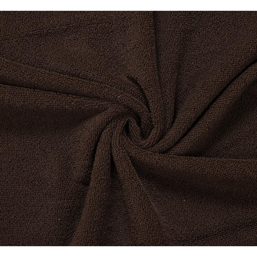 Dioris 100% Cotton Super Soft Bath Towel 600 Gsm | Ideal For Home, Gym & Spa Towel (Brown)