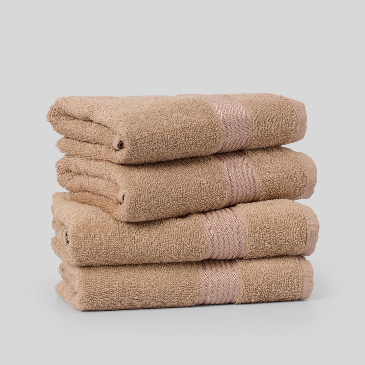 Bianca Kopa Quick Dry 100% Cotton Soft Terry Hand Towel 800 Gsm (D'Ross) Solid-Taupe