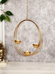METAL WALL HANGING CANDLE HOLDER STAND TEALIGHT CANDLE BEST FOR FESTIVE OCCASION