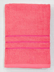 Bombay Dyeing Flora Small Size Bath Towel 500 Gsm - Rose