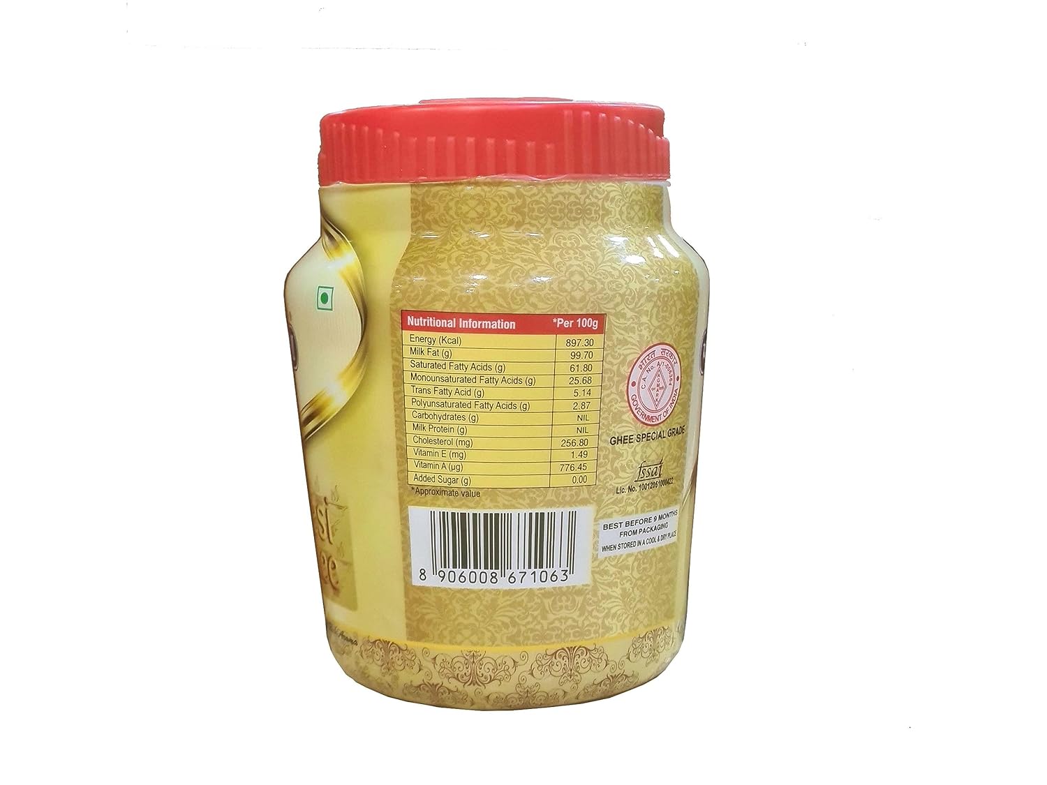 100% Pure Desi Ghee By Param Premium | Naturally Desi Ghee With Rich Aroma For Better Digestion & Immunity Good For Health | 400ml Litre (200ml * 2) 13.5 Ounce | Jar Pack