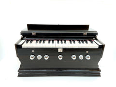 Harmonium With Cover 3 1/4 Octave, Double Bellow, 39 Keys, 7 Stopper, 2 Reeds (Bass- Male) | Black Color