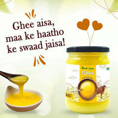 Pure Organic Gir Cow Ghee By Youshuddham | Traditional Bilona Method Desi Ghee For Cooking, Baking & Health | (500ml) 16.9 Ounce | Jar Pack