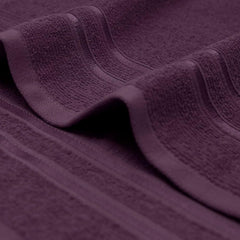 Home Elegance Comfort Living Hand Towel 200 Gsm (Black Currant)- Pack Of 2