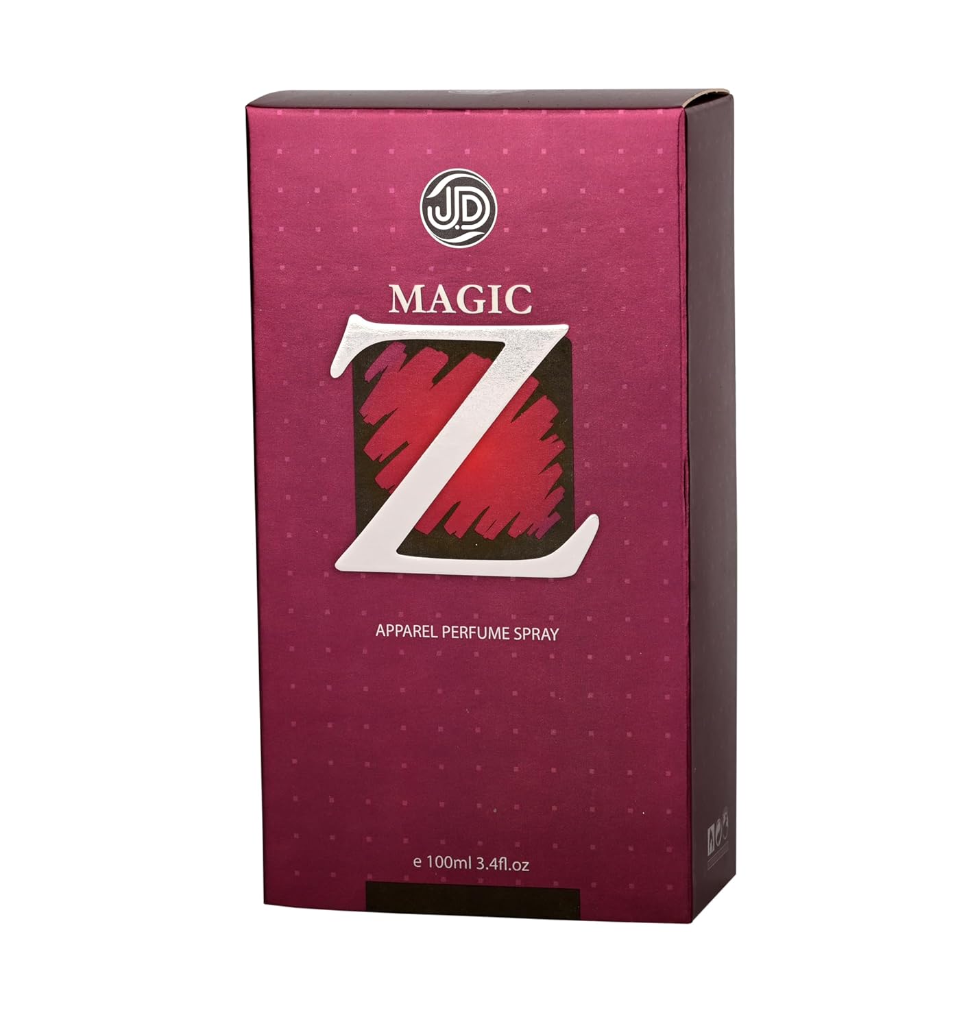JD International Magic Z Apparel Unisex Perfume With Long Lasting Fragrance - 100ml, 3.4 Fl.oz. | Perfume For Men & Women