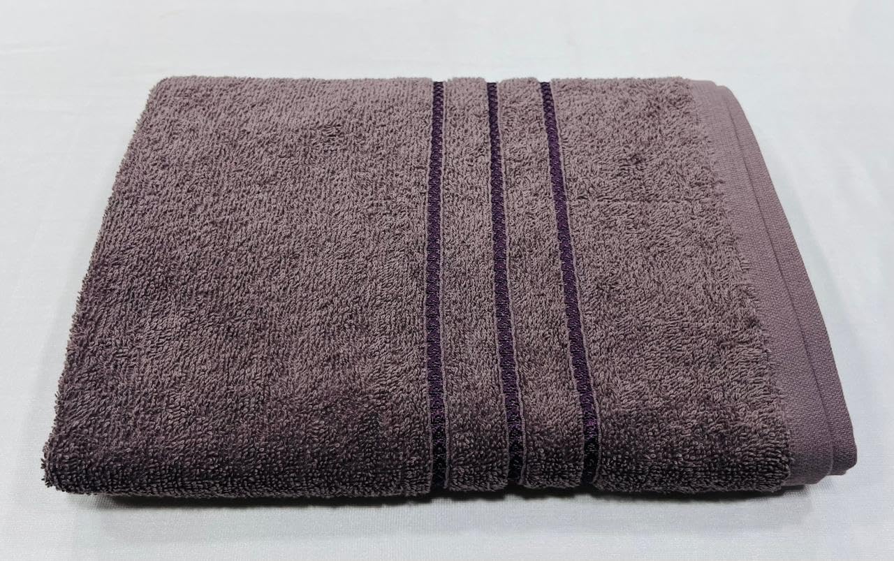 Bombay Dyeing Flora Small Size Bath Towel 500 Gsm - Light Grey