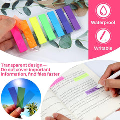 Adhesive Strips, Markers, Text Strips, Small Flags, Sticky Notes, Writeable Labels - 980 Pcs