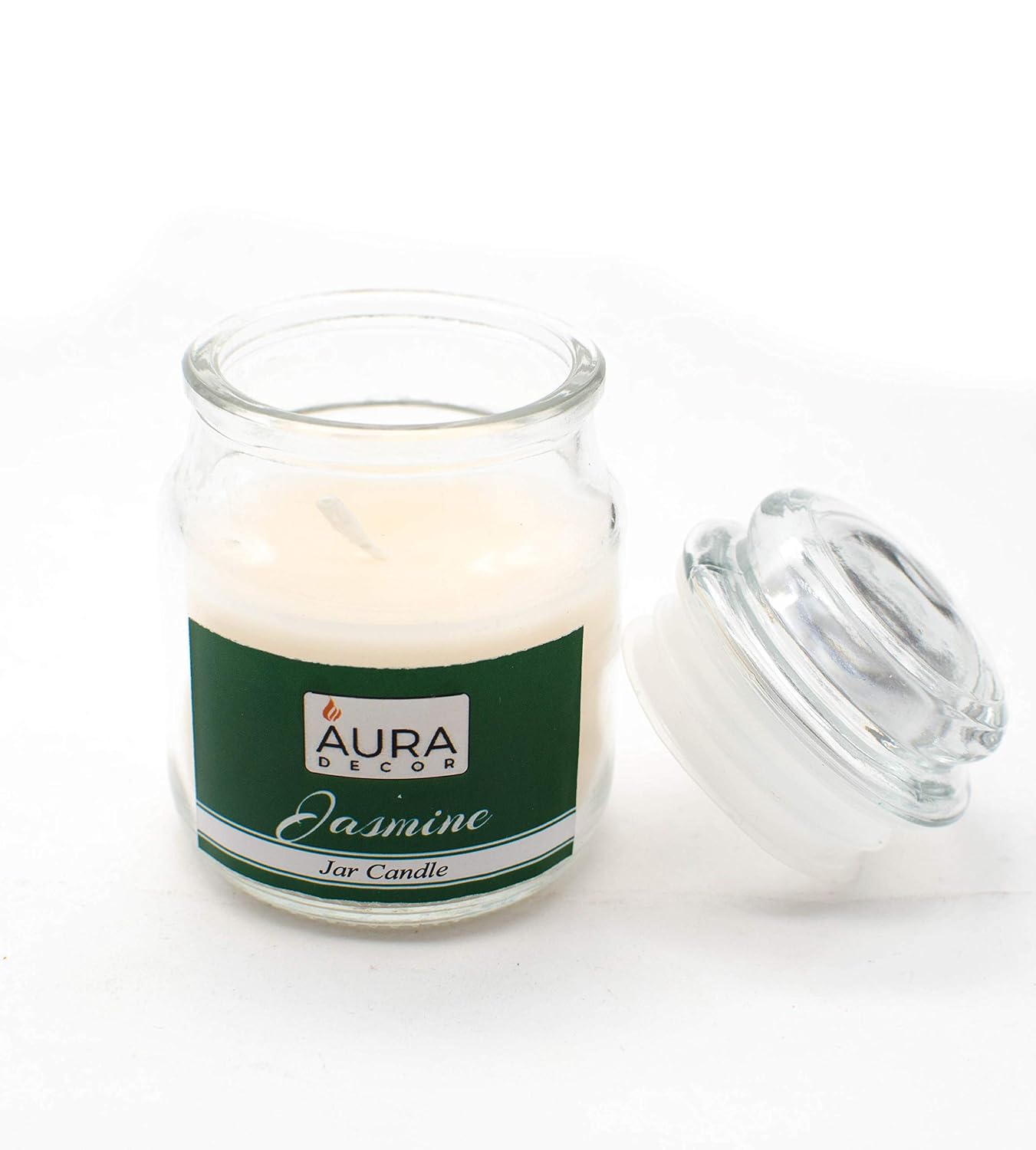 JASMINE FRAGRANCE JAR CANDLE 90GM | PARAFFIN WAX FRESH JASMINE FLOWER CANDLES