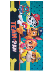 Athom Living Kids Soft Cotton Cartoons Digital Printed Bath Towel 300 Gsm (Paw Patrol)