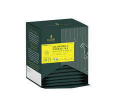 Luxmi Estates Chamomile Herbal Tea - 30gm, 1.05 Ounce, 15 Tea Bags | Stress Relief Bedtime Tea For Restful & Peaceful Sleep - USDA Organic Certified, Caffeine-Free Herbal Tea