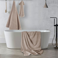 Spread Spain 100% Cotton Bath Towels 500 Gsm | Resort Bath Towel, Super Absorbent & Soft Bath Towel Large Size For Men & Women (Cobble Stone)