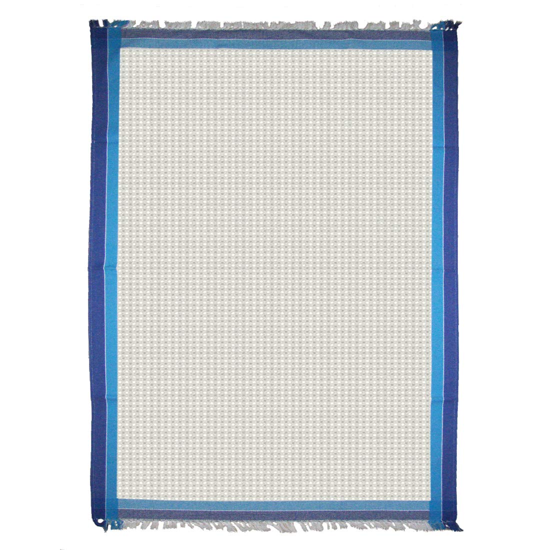 Athom Trendz Living Light Weight Cotton Premium Waffle Border Bath Towel | Pack Of 4 Multi1