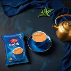 Vikram Kadak Dust Tea Powder - 1 Kg Jar, 35.2 Ounce | Strong, Aromatic Blend Assam Tea - Premium Black Tea Powder | Refreshing Brew Assam Chai Patti