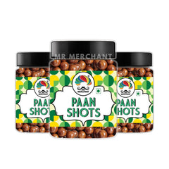 Mr. Merchant Paan Shots Mouth Freshener | Pan Flavor Candy 750gm, (250gm *3)