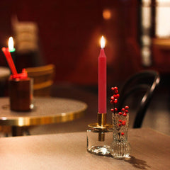 MULTICOLOUR ESPECIALLY MEANT FOR HEALING TICK CANDLES PACK OF 14 BEST FOR DECOR